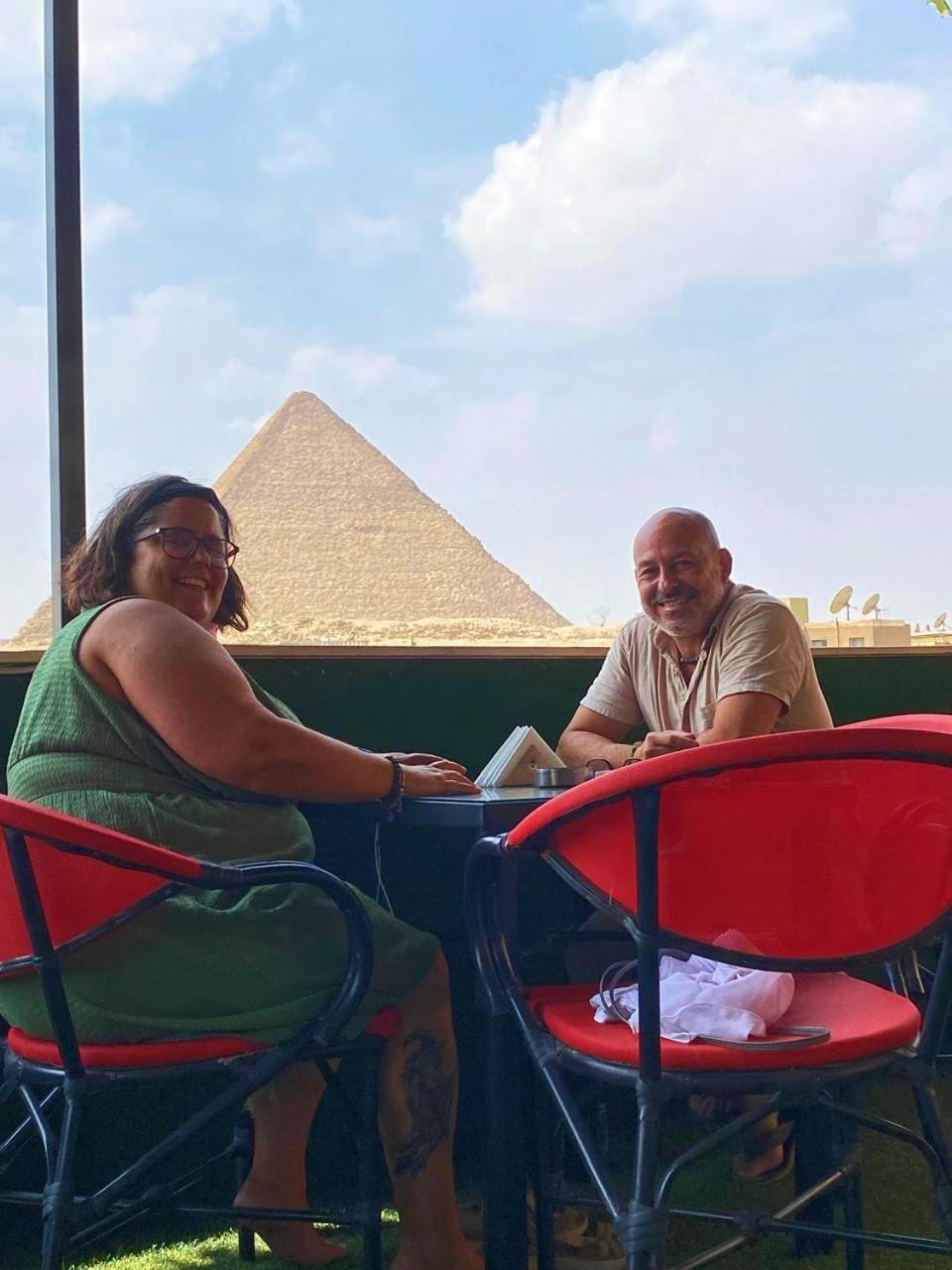 Hotel Magic Golden Pyramids View Kafret el-Gabal Exteriér fotografie