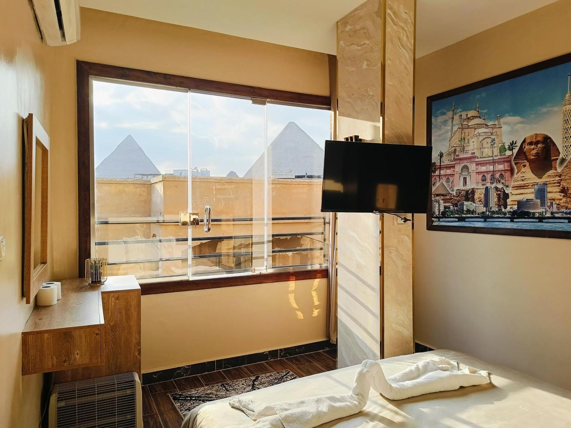 Hotel Magic Golden Pyramids View Kafret el-Gabal Exteriér fotografie