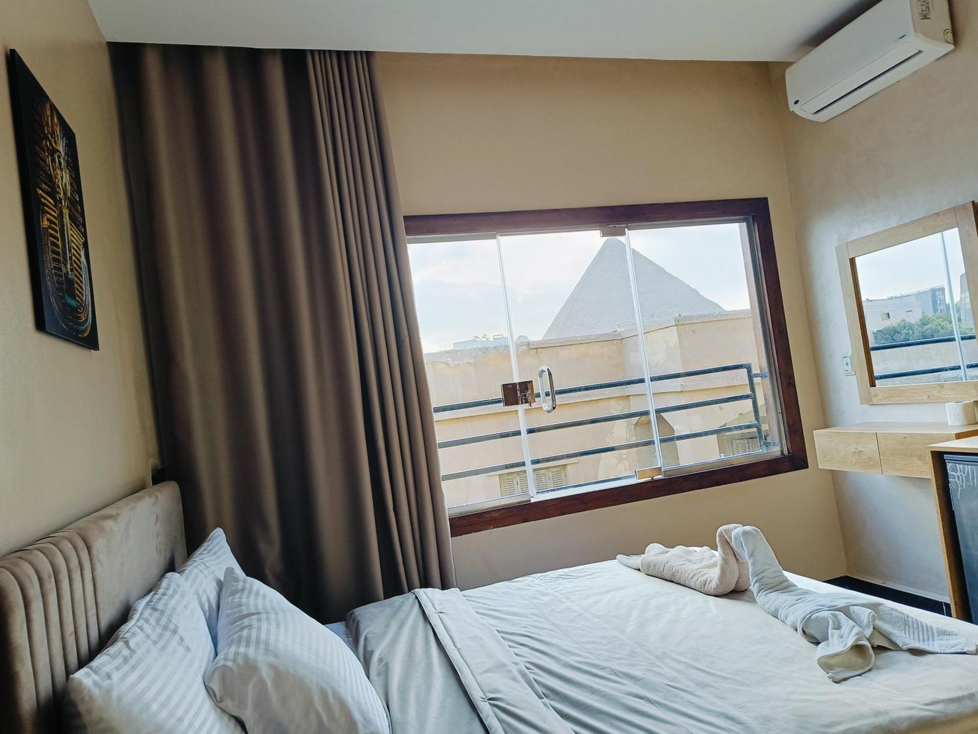Hotel Magic Golden Pyramids View Kafret el-Gabal Exteriér fotografie