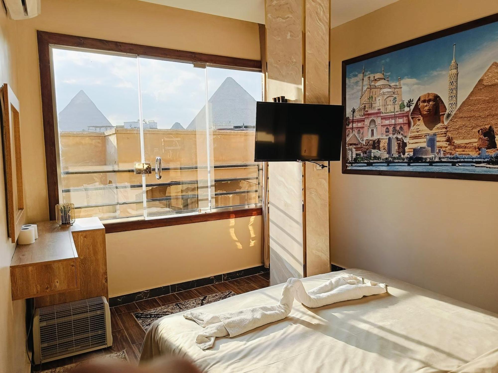 Hotel Magic Golden Pyramids View Kafret el-Gabal Exteriér fotografie
