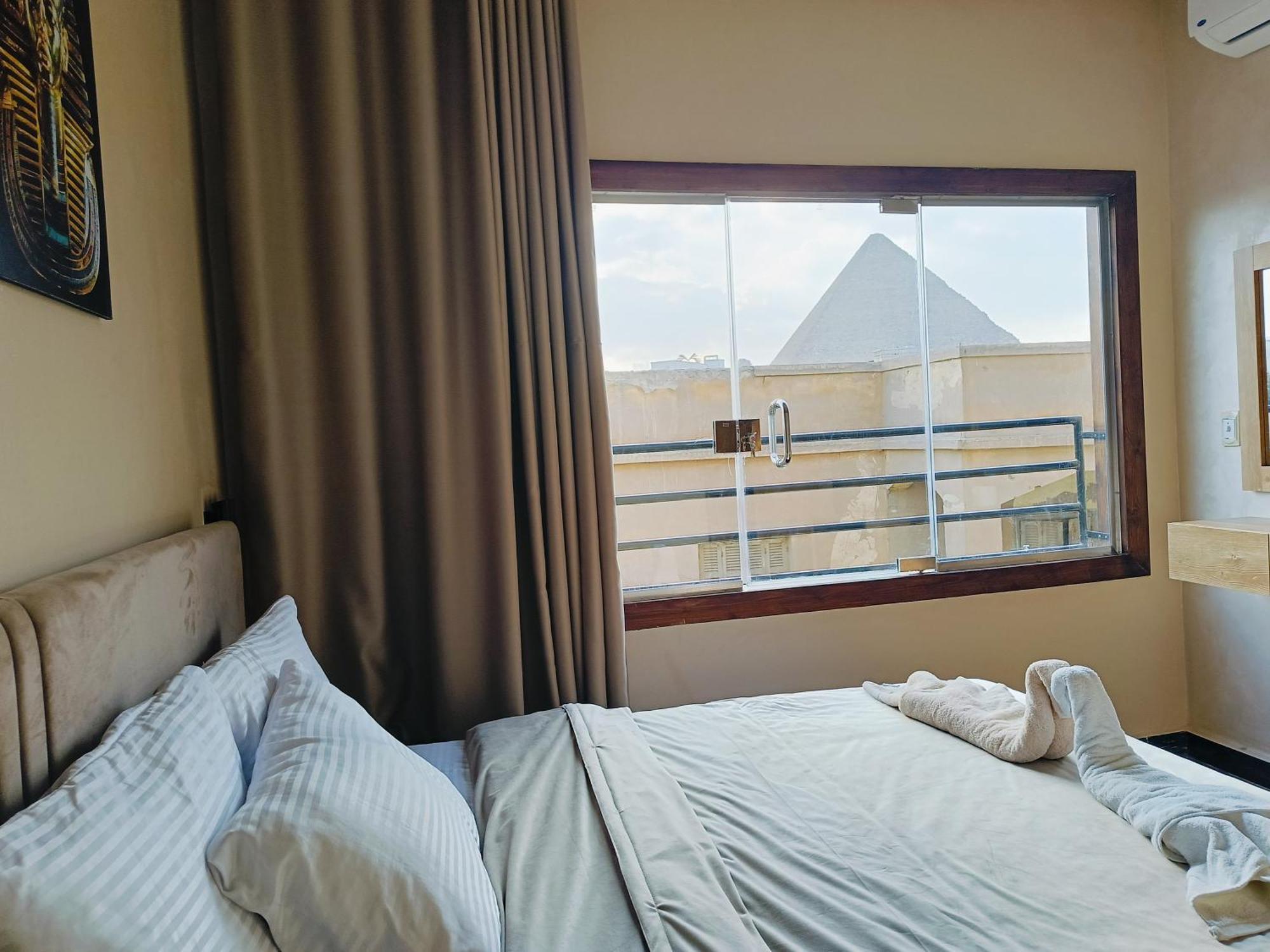 Hotel Magic Golden Pyramids View Kafret el-Gabal Exteriér fotografie